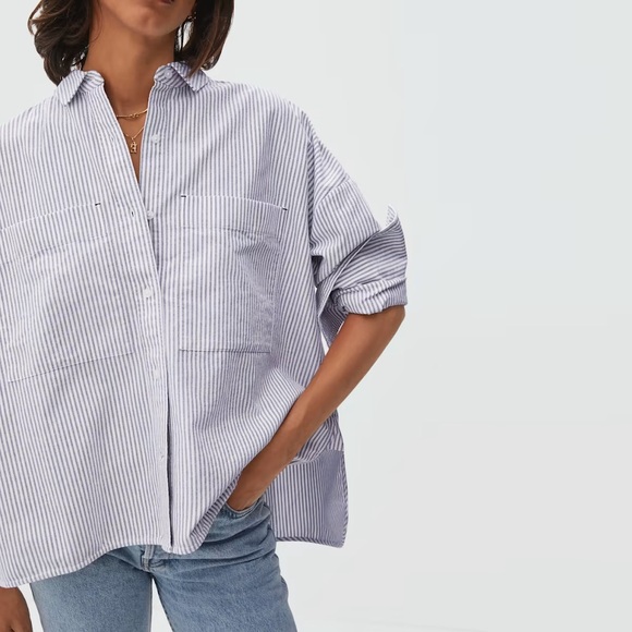 Everlane Tops - Everlane Boxy Oxford button down top